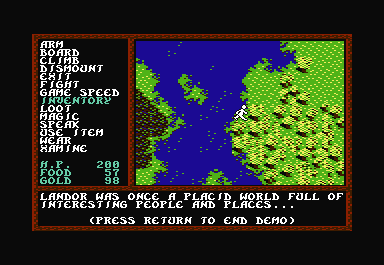Questron screenshot 3 for Commodore 64