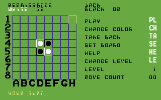 Renaissance screenshot 3 for Commodore 64
