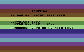 Reversal screenshot 2 for Commodore 64