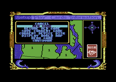 Risk screenshot 4 for Commodore 64