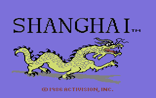 Shanghai screenshot 2 for Commodore 64