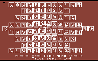 Shanghai screenshot 3 for Commodore 64
