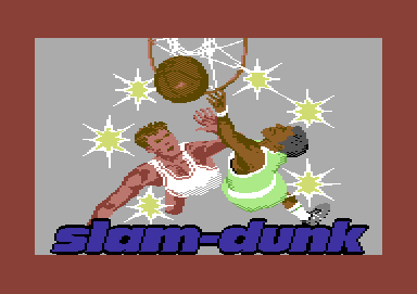 Slam-Dunk screenshot 2 for Commodore 64