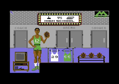 Slam-Dunk screenshot 3 for Commodore 64