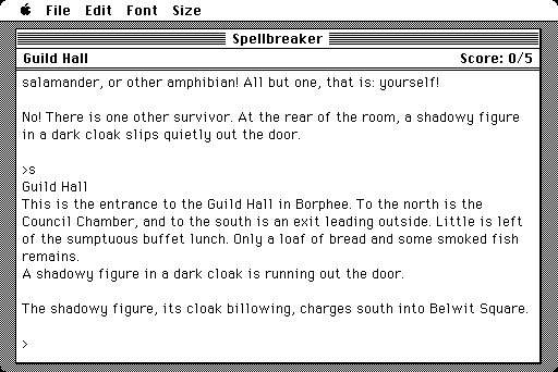 Spellbreaker screenshot 4 for Commodore 64