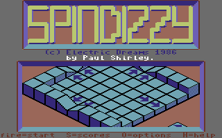 Spindizzy screenshot 3 for Commodore 64