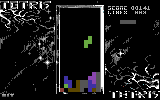Tetris screenshot 3 for Commodore 64