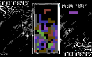 Tetris screenshot 4 for Commodore 64