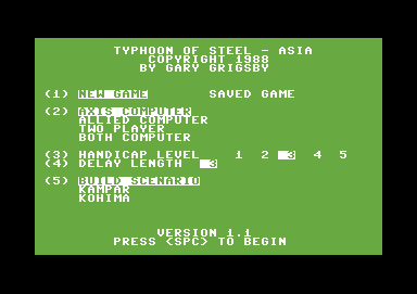Typhoon screenshot 2 for Commodore 64