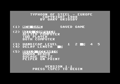Typhoon screenshot 3 for Commodore 64