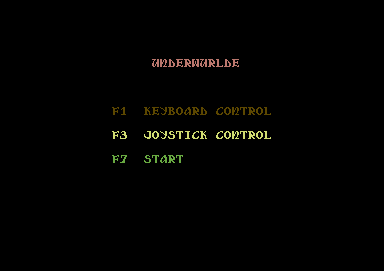 Underwurlde screenshot 3 for Commodore 64