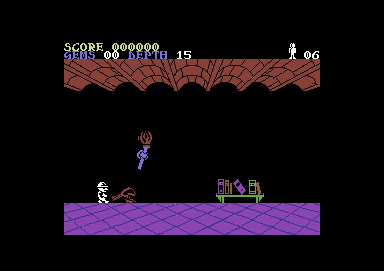 Underwurlde screenshot 4 for Commodore 64