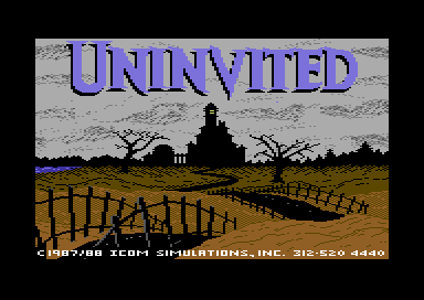 Uninvited screenshot 3 for Commodore 64