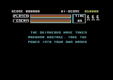 Vigilante screenshot 4 for Commodore 64