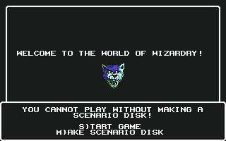 Wizardry screenshot 2 for Commodore 64
