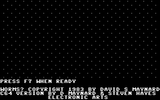 Worms screenshot 4 for Commodore 64