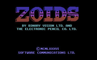 Zoids screenshot 3 for Commodore 64