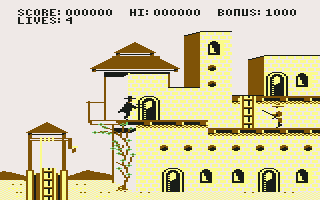 Zorro screenshot 4 for Commodore 64