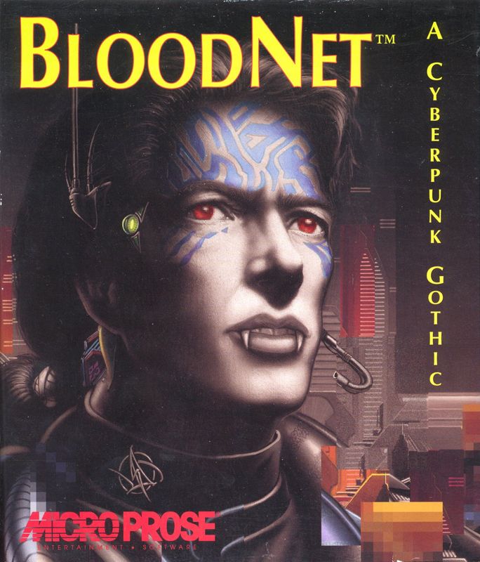 BloodNet box art for Amiga