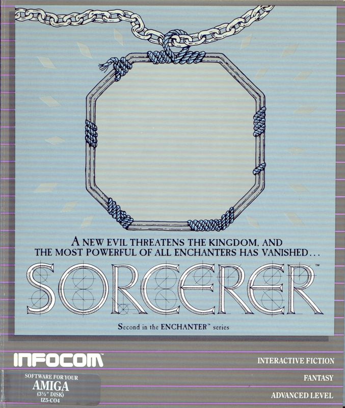 Sorcerer box art for Amiga