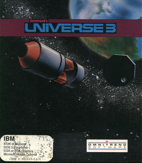 Universe box art for Amiga