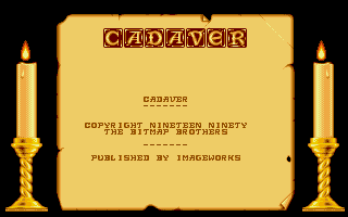 Cadaver screenshot 3 for Amiga