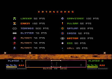Datastorm screenshot 5 for Amiga