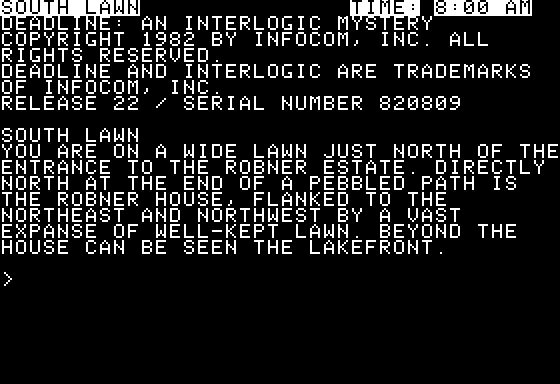Deadline screenshot 4 for Amiga