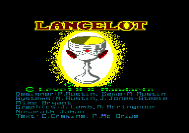 Lancelot screenshot 3 for Amiga