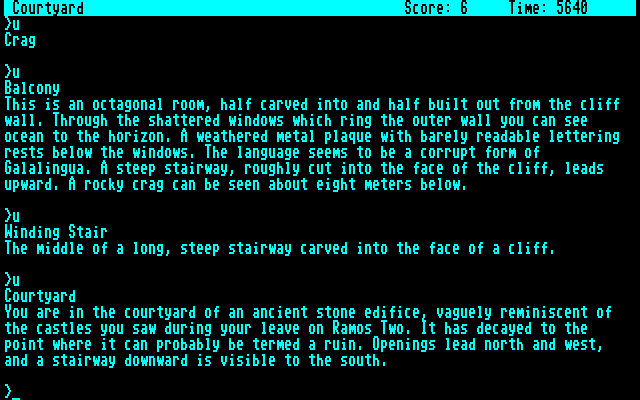 Planetfall screenshot 2 for Amiga