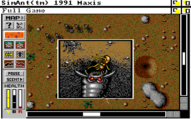 SimAnt screenshot 3 for Amiga
