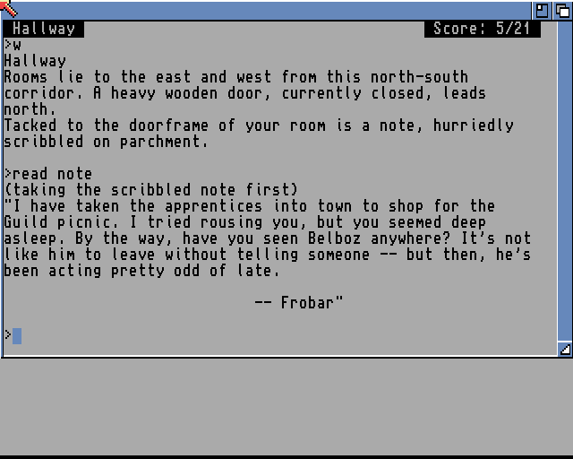Sorcerer screenshot 4 for Amiga