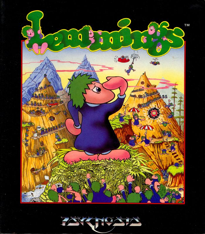 Lemmings box art for Amiga CD32