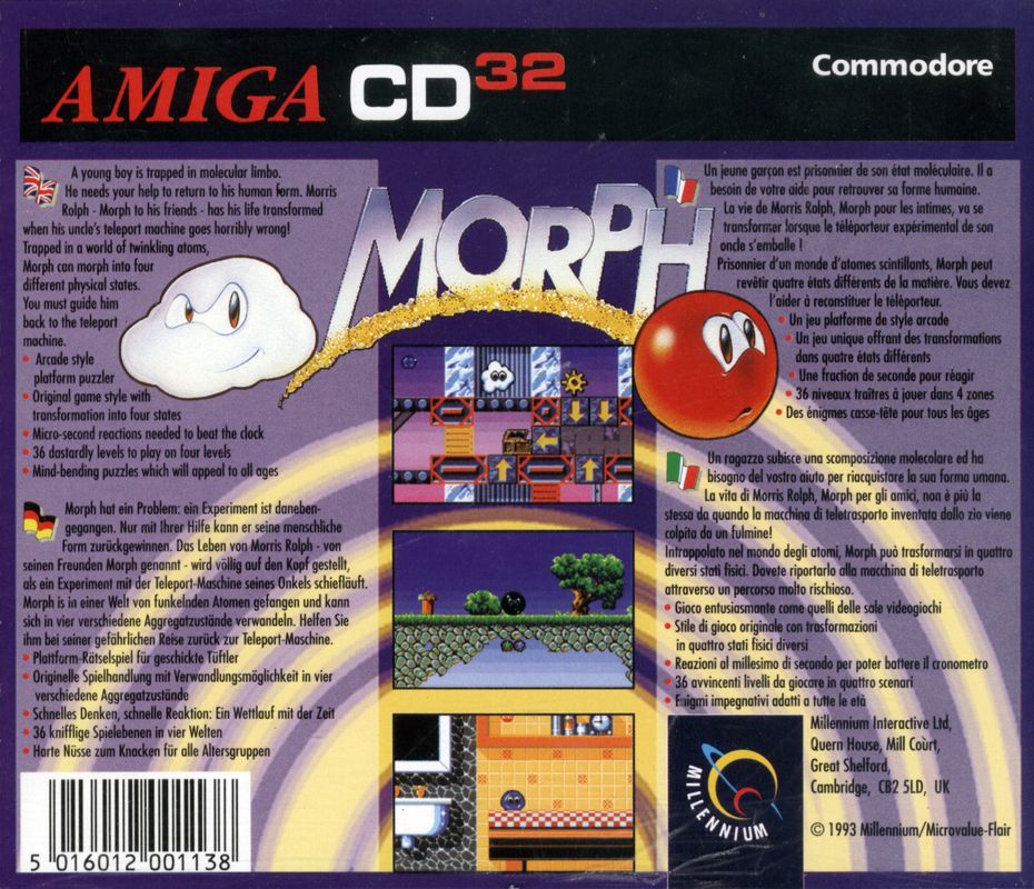 Morph box art for Amiga CD32