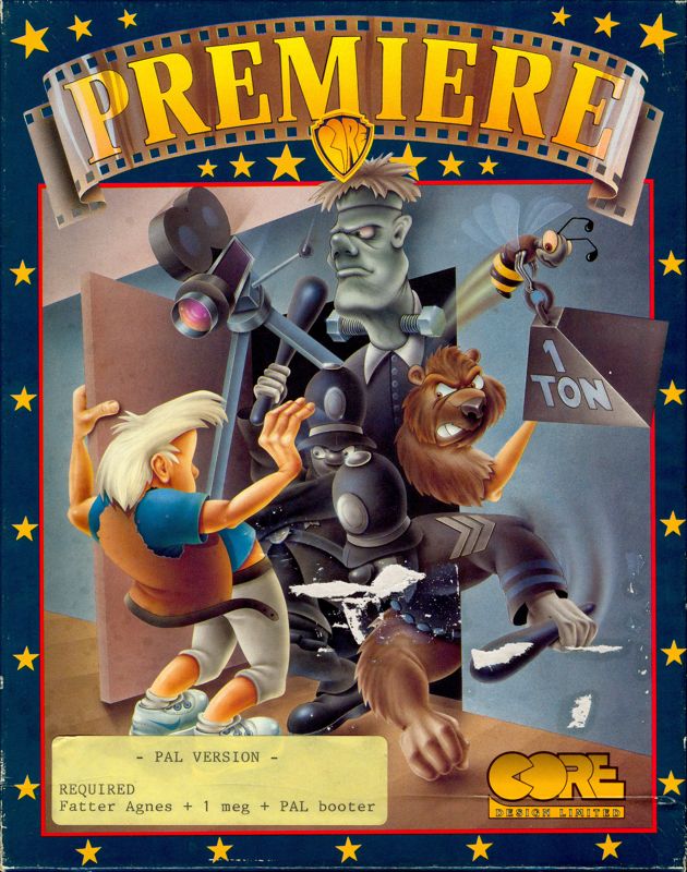 Premiere box art for Amiga CD32