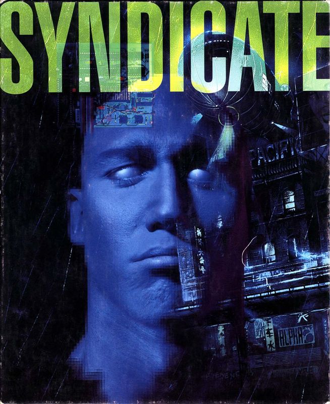 Syndicate box art for Amiga CD32