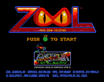 Zool screenshot 2 for Amiga CD32