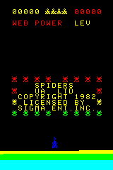 Spiders screenshot 2 for Arcadia 2001