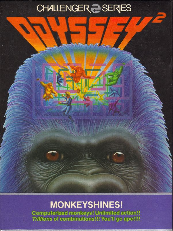 Monkeyshines! box art for Odyssey 2