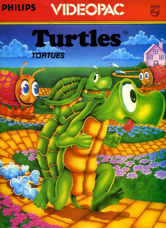 Turtles box art for Odyssey 2