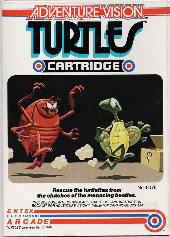 Turtles box art for Odyssey 2