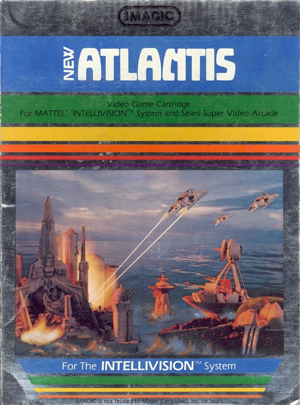 Atlantis box art for Intellivision