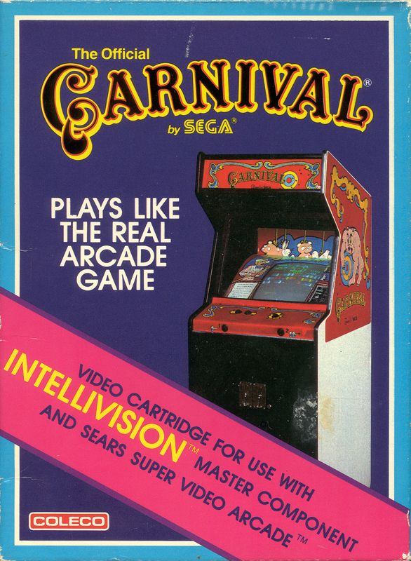 Carnival box art for Intellivision