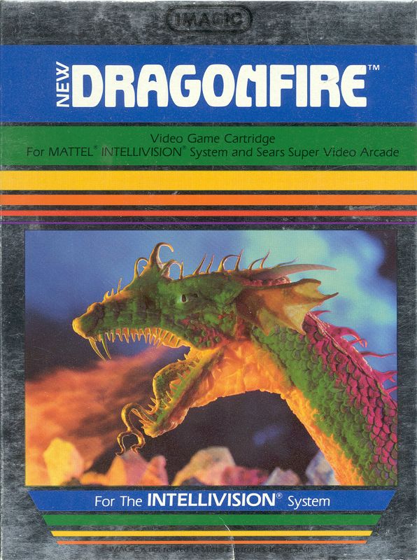 Dragonfire box art for Intellivision