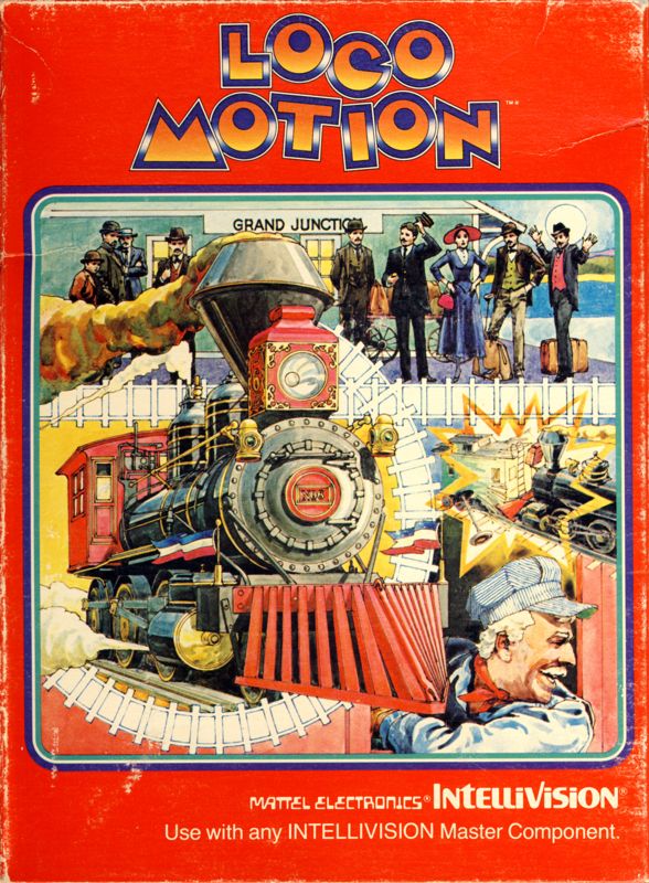 Loco-Motion box art for Intellivision