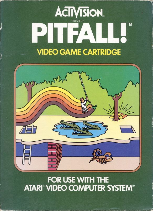 Pitfall! box art for Intellivision