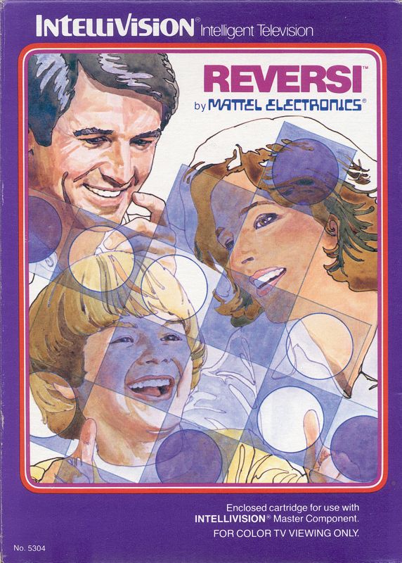 Reversi box art for Intellivision