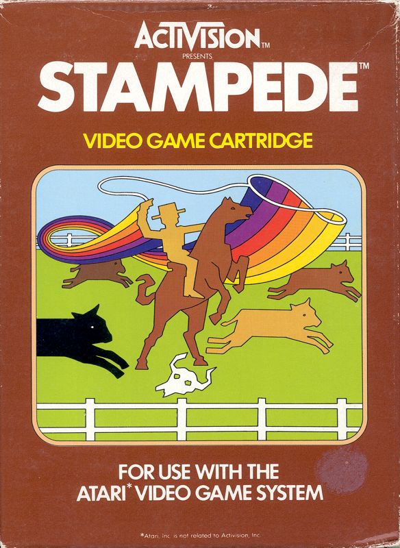 Stampede box art for Intellivision