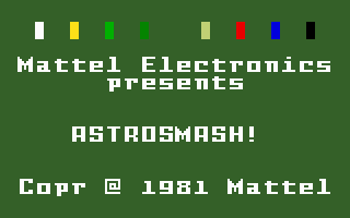 Astrosmash screenshot 3 for Intellivision