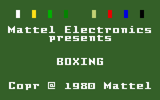 Boxing screenshot 3 for Intellivision